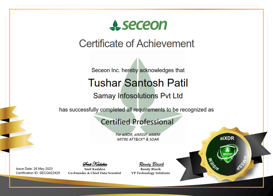 Certification